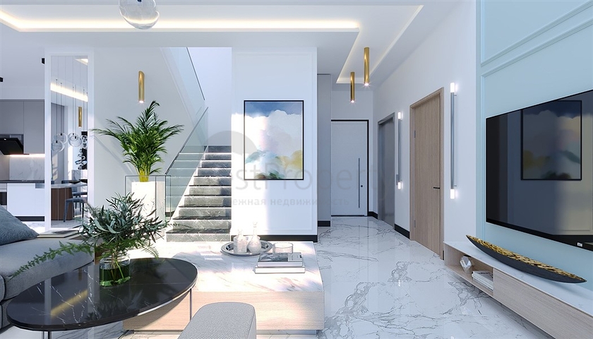 Villa project with stunning views in the center of Alanya