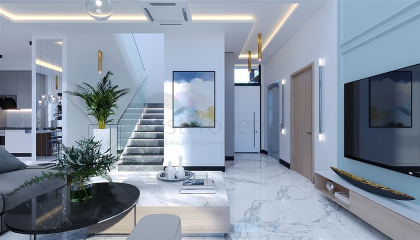 Villa project with stunning views in the center of Alanya