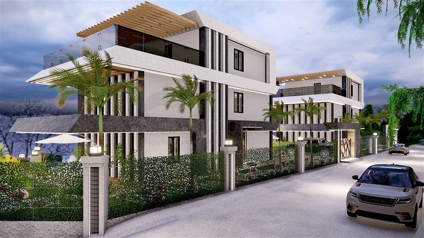 Villa project with stunning views in the center of Alanya