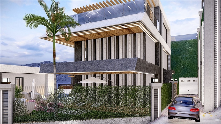 Villa project with stunning views in the center of Alanya