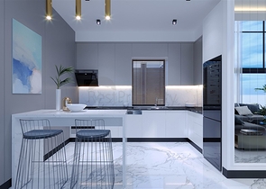 Villa project with stunning views in the center of Alanya