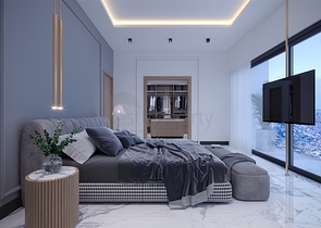 Villa project with stunning views in the center of Alanya