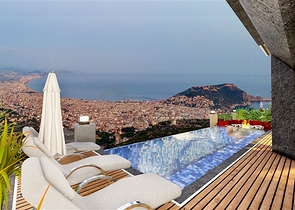 Villa project with stunning views in the center of Alanya