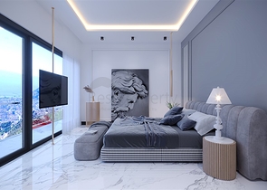 Villa project with stunning views in the center of Alanya