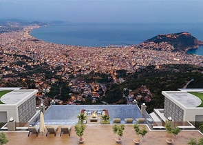 Villa project with stunning views in the center of Alanya