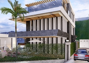 Villa project with stunning views in the center of Alanya