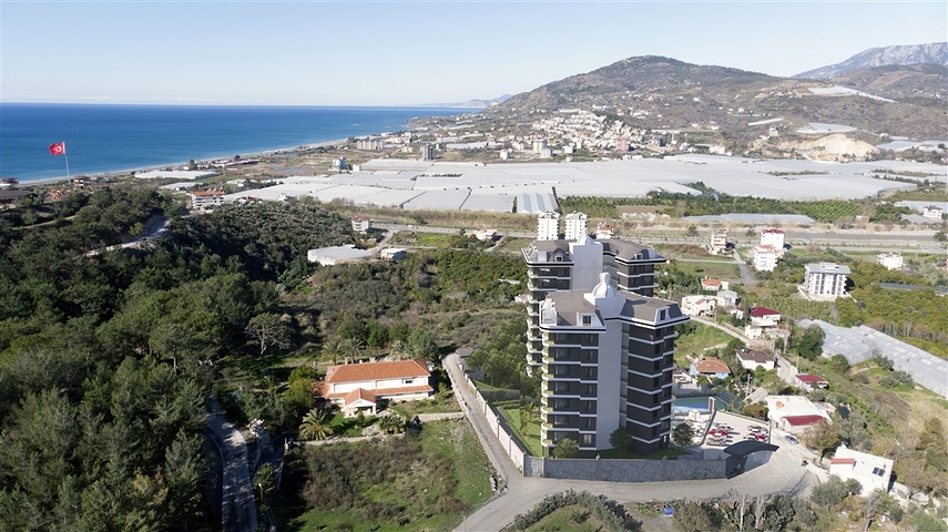 1+1 business class apartment in Demirtas district 