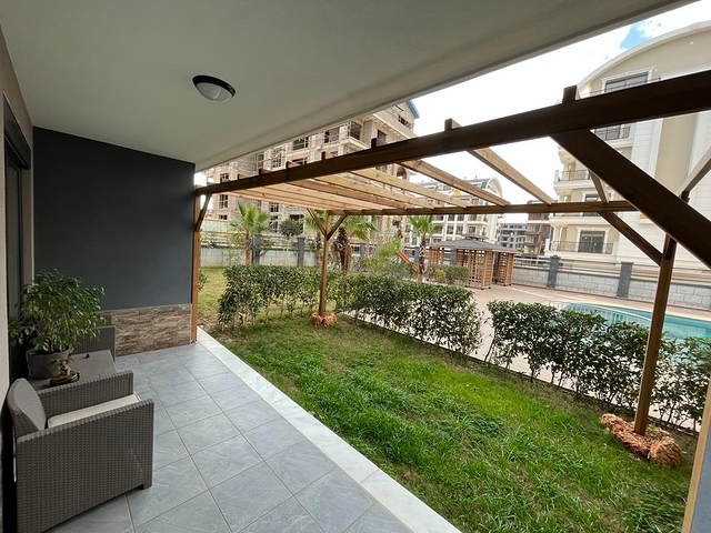 Two-storey garden duplex 2+1 in Oba district 