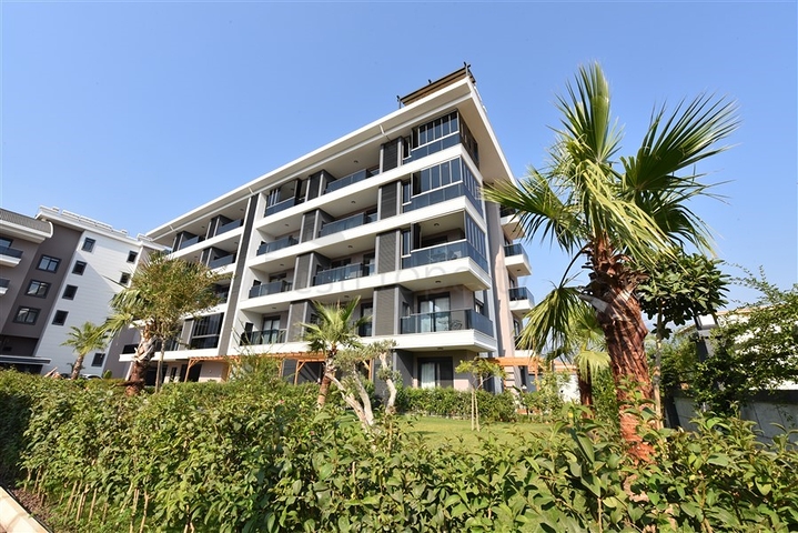 Two-storey garden duplex 2+1 in Oba district 