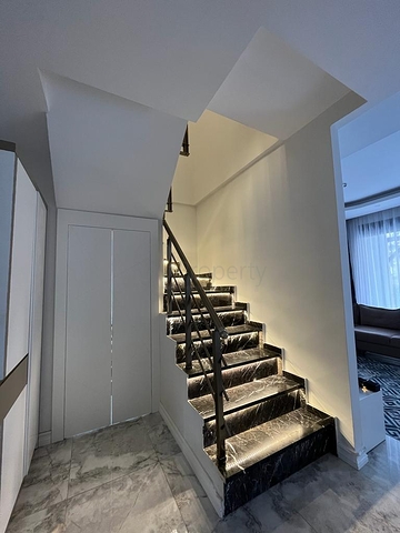 Two-storey garden duplex 2+1 in Oba district 