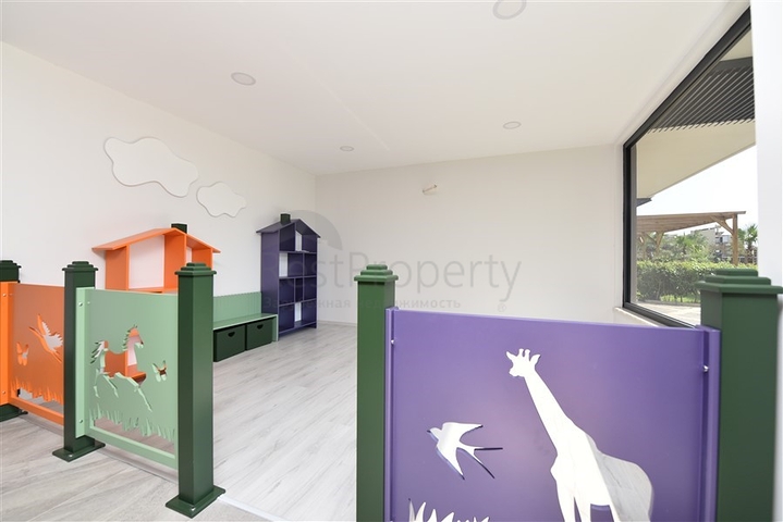 Two-storey garden duplex 2+1 in Oba district 