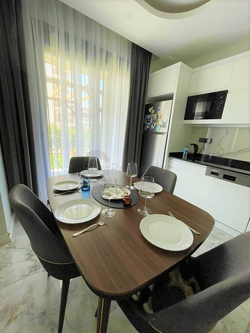 Two-storey garden duplex 2+1 in Oba district 