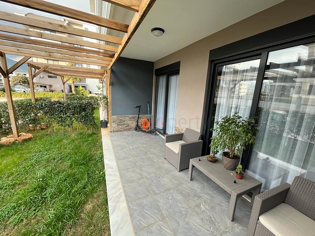 Two-storey garden duplex 2+1 in Oba district 