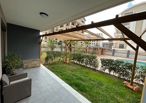 Two-storey garden duplex 2+1 in Oba district 