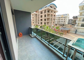 Two-storey garden duplex 2+1 in Oba district 