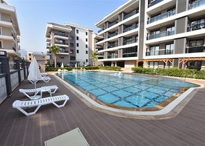 Two-storey garden duplex 2+1 in Oba district 