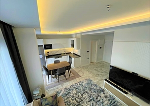 Two-storey garden duplex 2+1 in Oba district 