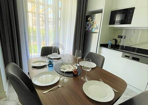 Two-storey garden duplex 2+1 in Oba district 