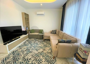 Two-storey garden duplex 2+1 in Oba district 