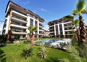 Luxury 3+1 garden duplex in Oba district 