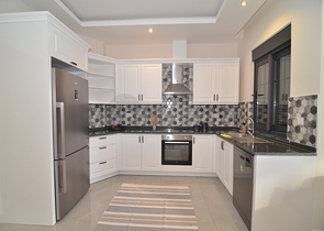 Luxury 3+1 garden duplex in Oba district 