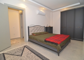 Luxury 3+1 garden duplex in Oba district 