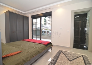 Luxury 3+1 garden duplex in Oba district 