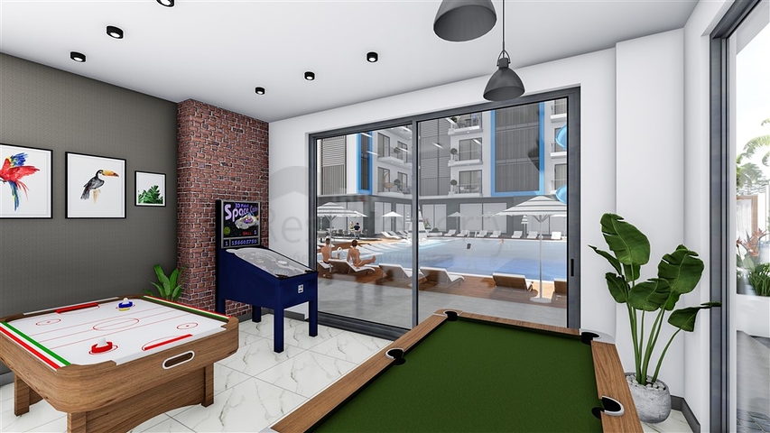 Apartments in a new complex in Oba district