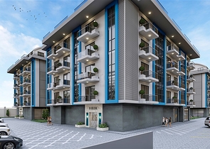 Apartments in a new complex in Oba district