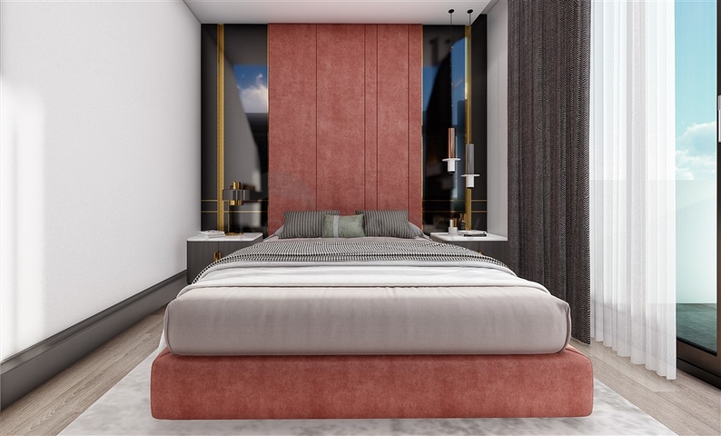 2+1 penthouse in a new complex in the center of Mahmutlar