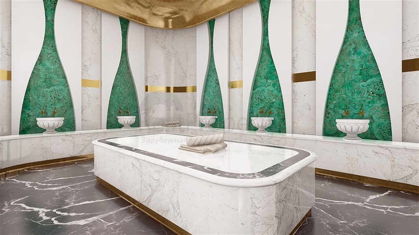 2+1 penthouse in a new complex in the center of Mahmutlar