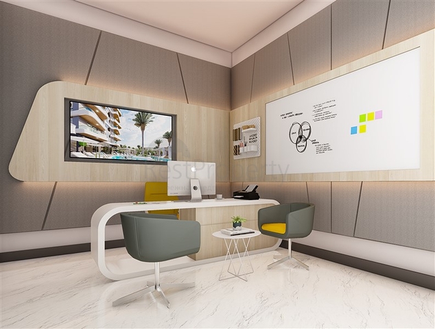 2+1 penthouse in a new complex in the center of Mahmutlar