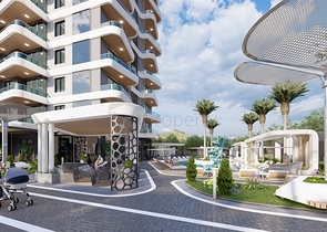 2+1 penthouse in a new complex in the center of Mahmutlar