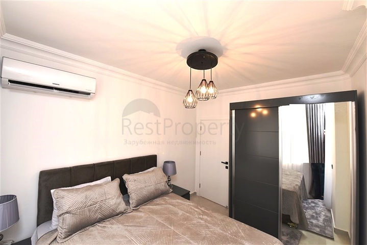 Cozy 2+1 apartment with sea view in Tosmura