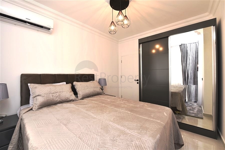 Cozy 2+1 apartment with sea view in Tosmura