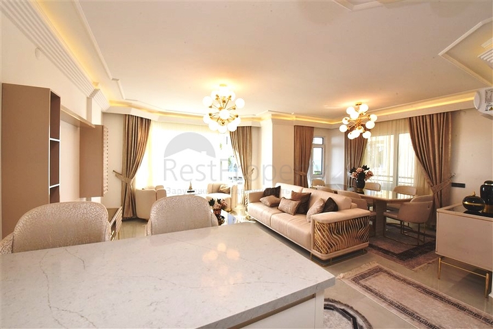 Cozy 2+1 apartment with sea view in Tosmura