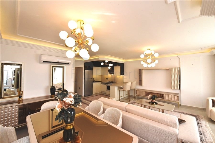 Cozy 2+1 apartment with sea view in Tosmura