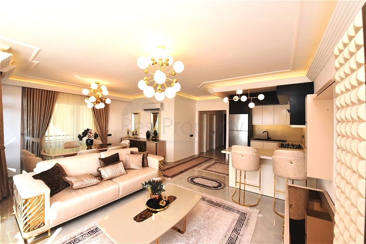 Cozy 2+1 apartment with sea view in Tosmura