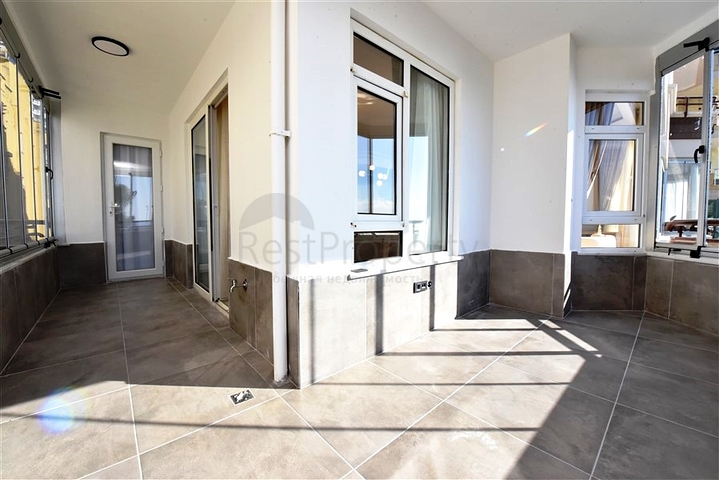 Cozy 2+1 apartment with sea view in Tosmura