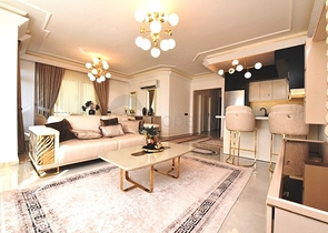 Cozy 2+1 apartment with sea view in Tosmura