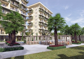 Studio apartment in a premium complex in Demirtas district 