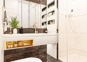 Studio apartment in a premium complex in Demirtas district 