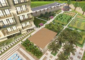 Studio apartment in a premium complex in Demirtas district 