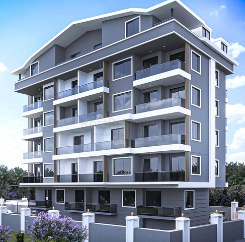 Furnished one-bedroom apartment 700 m from the sea in Gazipasa