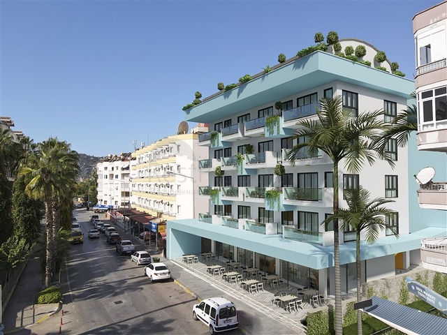 An investment project in the center of Alanya, 200 m from the sea 