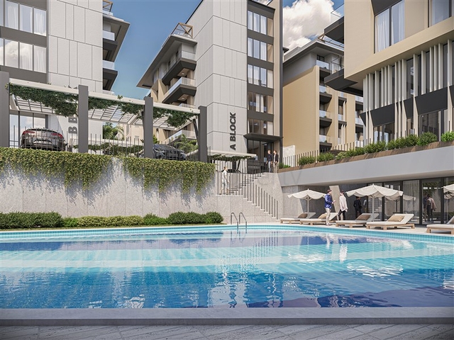 A project with hotel infrastructure within walking distance to Cleopatra beach