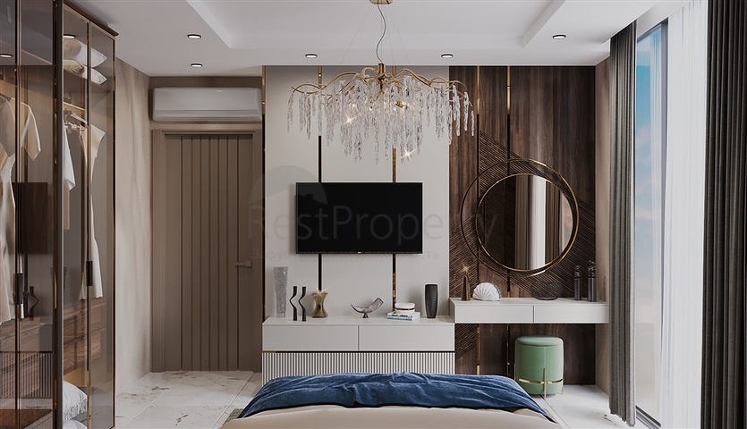 A project with hotel infrastructure within walking distance to Cleopatra beach