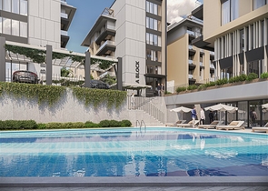 A project with hotel infrastructure within walking distance to Cleopatra beach