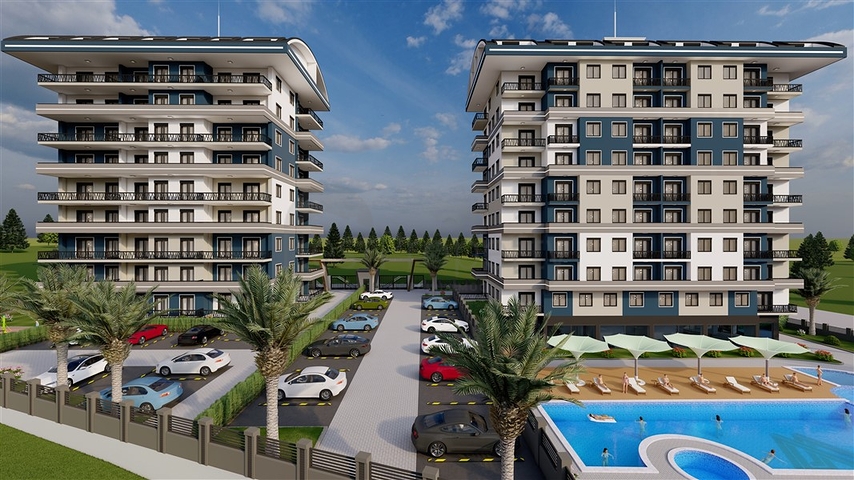 Apartments in a new project for living and investment