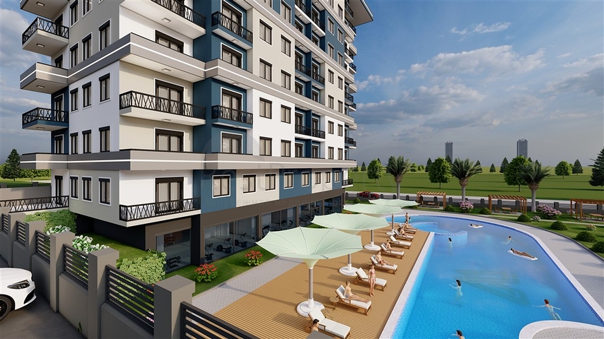 Apartments in a new project for living and investment